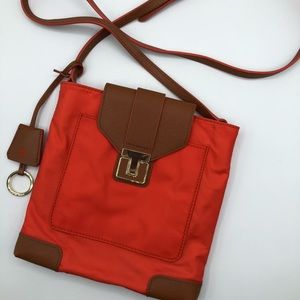 Stylish Red and Brown Women's Bag